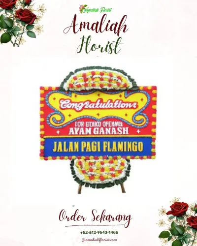 Bunga Papan Congratulation di Warungpring